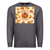 Charcoal Heather pumpkin spice fall leaves Premium Sweatshirt - TumblerDesignByShophia