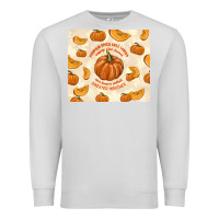 Dove Grey pumpkin spice fall leaves Premium Sweatshirt - TumblerDesignByShophia
