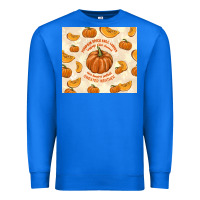 True Royal pumpkin spice fall leaves Premium Sweatshirt - TumblerDesignByShophia
