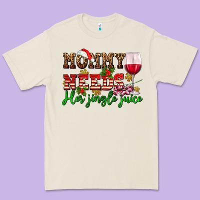 Mommy Needs Her Jingle Juice Premium Tee Designed By Adodesignshop