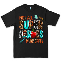 Black not all super heroes wear capes Premium Tee - AdoDesignShop