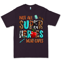Plum not all super heroes wear capes Premium Tee - AdoDesignShop