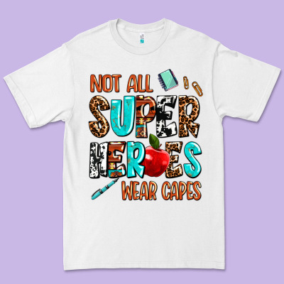 Not All Super Heroes Wear Capes Premium Tee Designed By Adodesignshop
