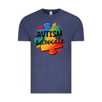 Vintage Denim autism advocate Vintage Tee - MaliasSmallBusiness