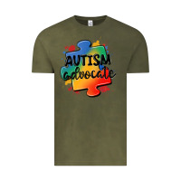 Vintage Olive autism advocate Vintage Tee - MaliasSmallBusiness