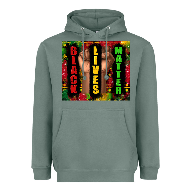 Black Lives Matter Juneteenth Heavyweight Hoodie by TumblerDesignByShophia | Teevron