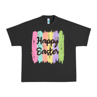Pigment Black happy easter Urban Heavy Tee - MaliasSmallBusiness