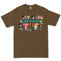 Cacao busy doing cool teacher stuff Premium Tee - AdoDesignShop