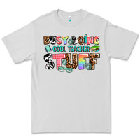 Dove Grey busy doing cool teacher stuff Premium Tee - AdoDesignShop