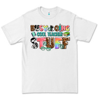 White busy doing cool teacher stuff Premium Tee - AdoDesignShop