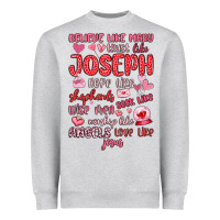 Heather Grey believe like mary trust like joseph valentine s da Heavyweight Sweatshirt - MaliasSmallBusiness