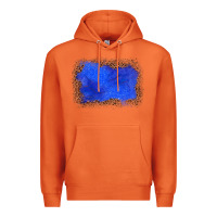 Carrot gemstone blue leopard background Premium Hoodie - JahusDesignShop