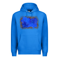True Royal gemstone blue leopard background Premium Hoodie - JahusDesignShop