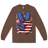 Chestnut peace 4th july Long Sleeve Tee - NancyCooperArtShop