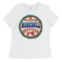 White it's baseball y'all Ladies Tee - HRA Design Shop