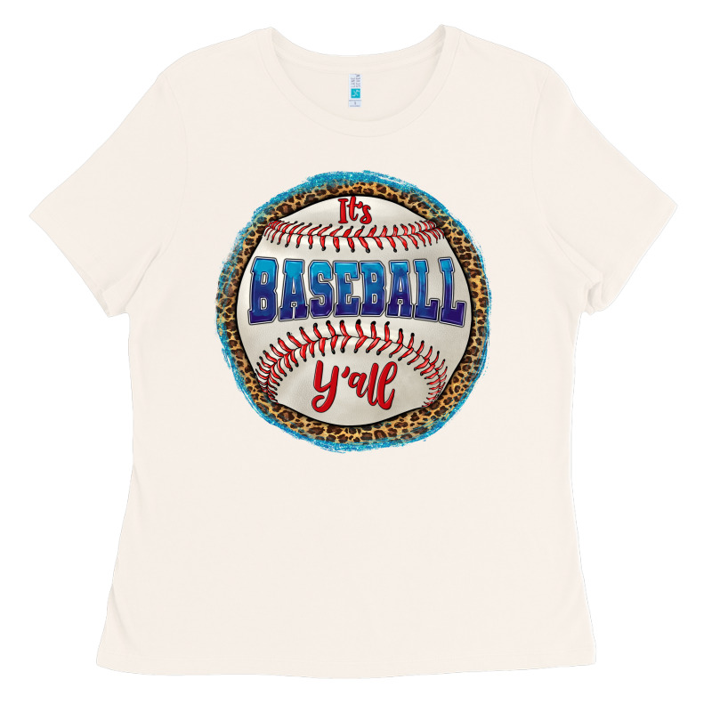 It's Baseball Y'all Ladies Tee by HRA Design Shop | Teevron