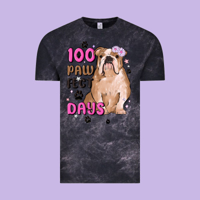 100 Days Of School Vintage Tee Designed By Maliassmallbusiness