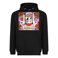Black sweet summer cute unicorn Heavyweight Hoodie - TumblerDesignByShophia