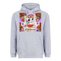 Heather Grey sweet summer cute unicorn Heavyweight Hoodie - TumblerDesignByShophia