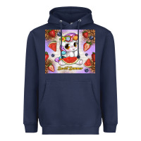 Navy sweet summer cute unicorn Heavyweight Hoodie - TumblerDesignByShophia