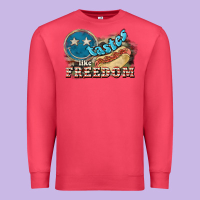 Tastes Like Freedom 4th Of July Premium Sweatshirt Designed By Howdyjamesfarm