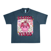Midnight Navy Easter vibes Urban Heavy Tee - MaliasSmallBusiness
