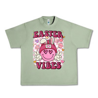 Oil Green Easter vibes Urban Heavy Tee - MaliasSmallBusiness