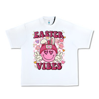 White Easter vibes Urban Heavy Tee - MaliasSmallBusiness