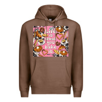 Chestnut life is what you bake it with cowhide Premium Hoodie - TumblerDesignByShophia