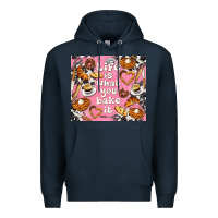 Navy life is what you bake it with cowhide Premium Hoodie - TumblerDesignByShophia
