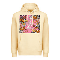 Pina Colada life is what you bake it with cowhide Premium Hoodie - TumblerDesignByShophia
