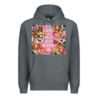 Rock life is what you bake it with cowhide Premium Hoodie - TumblerDesignByShophia