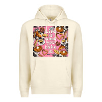 Sandshell life is what you bake it with cowhide Premium Hoodie - TumblerDesignByShophia