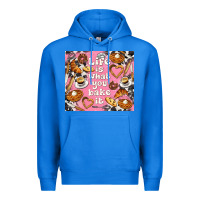 True Royal life is what you bake it with cowhide Premium Hoodie - TumblerDesignByShophia