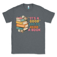 Charcoal Heather it's a good day to read a book Classic Tee - MaliasSmallBusiness