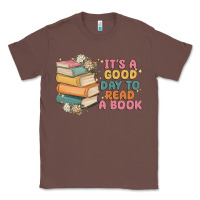 Chestnut it's a good day to read a book Classic Tee - MaliasSmallBusiness