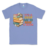 Colony Blue it's a good day to read a book Classic Tee - MaliasSmallBusiness
