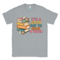 Heather Grey it's a good day to read a book Classic Tee - MaliasSmallBusiness