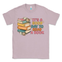 Lilac it's a good day to read a book Classic Tee - MaliasSmallBusiness