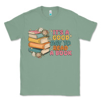 Sage it's a good day to read a book Classic Tee - MaliasSmallBusiness