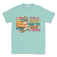 Seafoam it's a good day to read a book Classic Tee - MaliasSmallBusiness