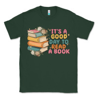 Sports Green it's a good day to read a book Classic Tee - MaliasSmallBusiness