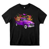Black mardi gras truck king's cake Heavy Core Tee - FaDigitalArtStudio