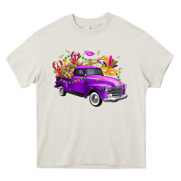 Cream mardi gras truck king's cake Heavy Core Tee - FaDigitalArtStudio