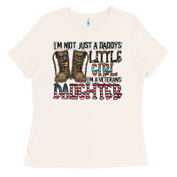 Bone I'm Not Just A Daddy's Little Girl Ladies Tee - CowhideDigitalArt