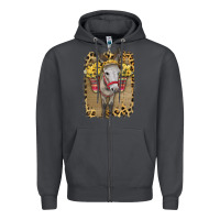Smoke Donkey With Sunflowers Zipper Hoodie - Bettercallsaul