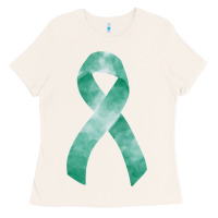 Bone liver cancer ribbon fa element Ladies Tee - FaDigitalArtStudio