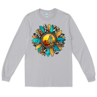 Moon Dust sunset sunflower Long Sleeve Tee - JahusDesignShop