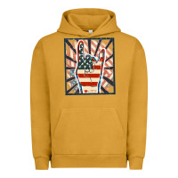 Freedom Rock Hand Urban Hoodie | Teevron