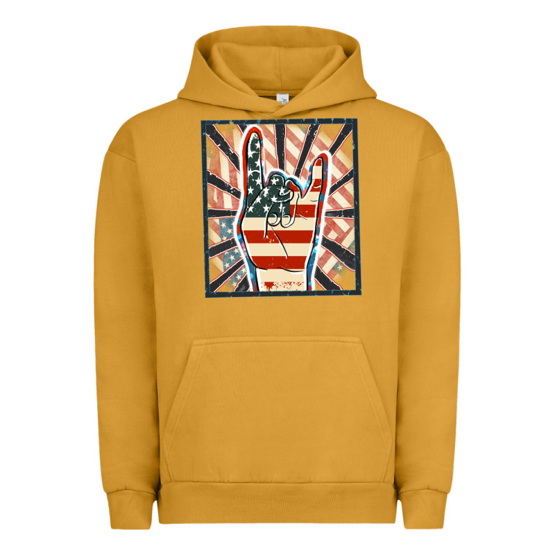 Freedom Rock Hand Urban Hoodie by FaDigitalArtStudio | Teevron